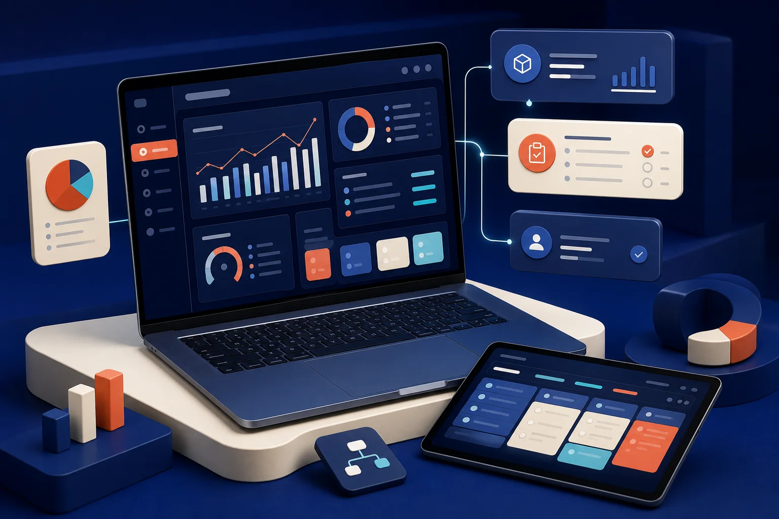 Xfatora connected ERP product interface visualization